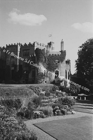 BIRR CASTLE  CASTLE  GARDEN AND LAWN FROM SOUTH WEST